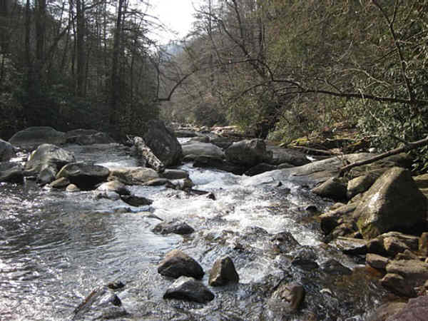 A typical view along the beautiful Whitewater River.