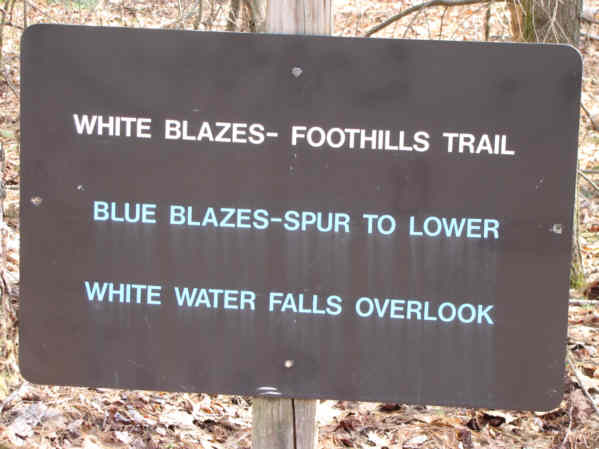 We took the side trail down to Lower Whitewater Falls.