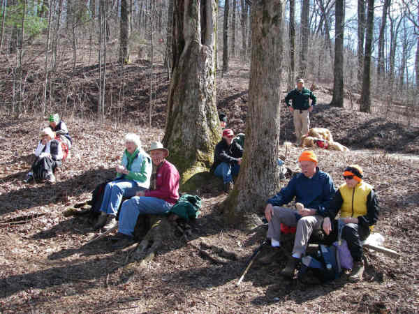 Lunchtime at Hightower Gap!