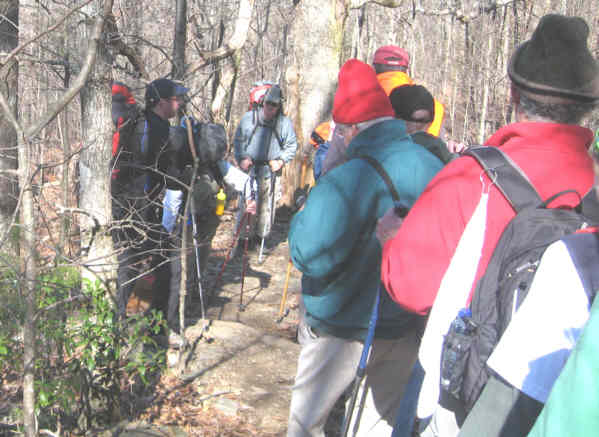 We met many thru-hikers on their way to Maine!
