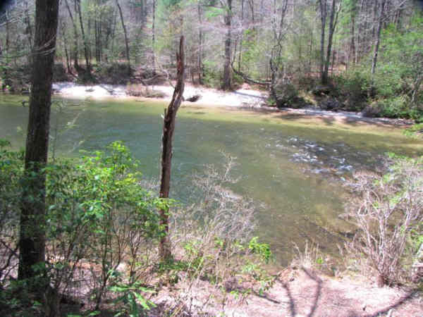 This trail has lots of nice views of the Chattooga River.