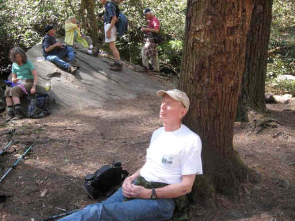 Lunchtime at Pigpen Falls!