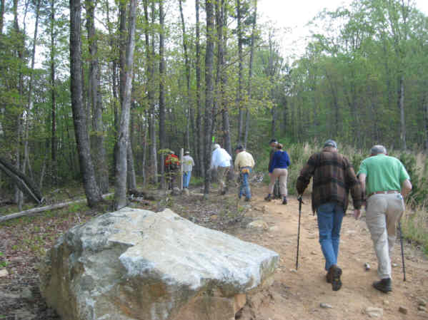 Headed for the summit of Yonah Mt.