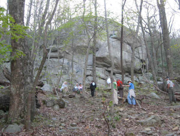 Massive Rock Outcropping..