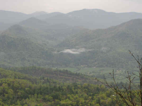 Looking northward over the Wolffork Valley.