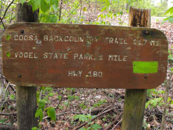 Our second trail of the day. Coosa Backcountry...
