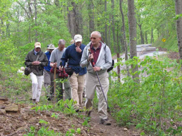 Our turn-around point at Wolfpen Gap Rd. (GA 180)