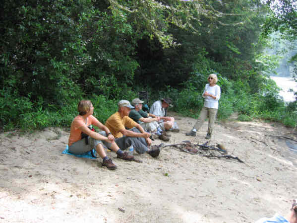 Lunchtime on the Chattooga River!