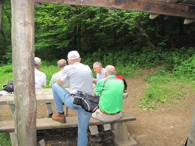 Lunchtime at the shelter with Dr. Sam Hay (founder of the OFHC).