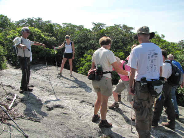 Many rock faces to explore.