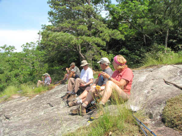 Lunchtime on Scaly Mt.