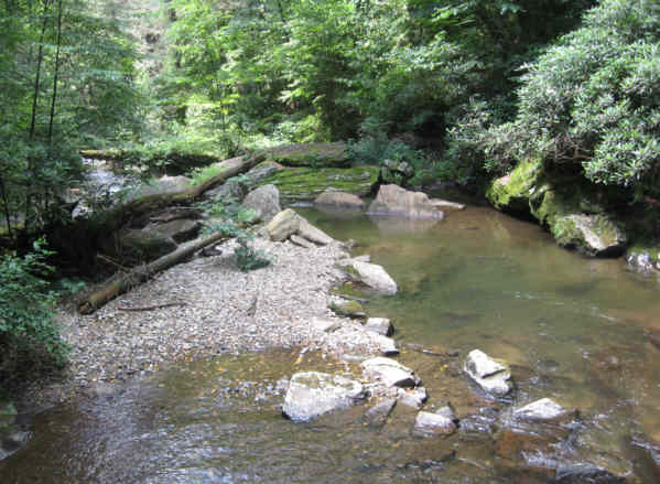 Most of today's hike was along beautiful mountain streams.