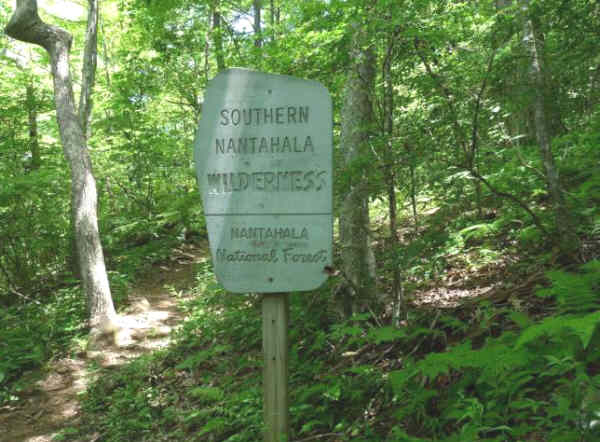 Entering the wilderness!