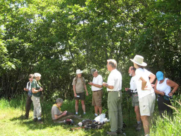 We met a group of "Mountain High Hikers"!