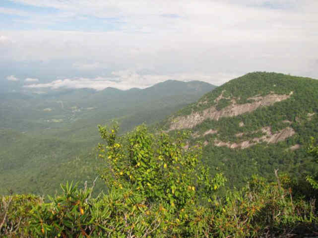 Looking over to our lunchtime destination - Whiterock Mountain.