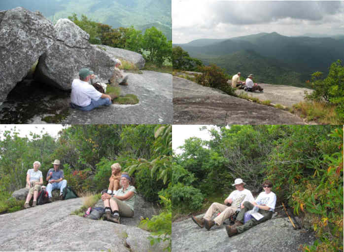 Lunchtime on Whiterock Mt.