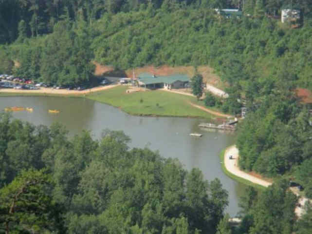 Scouts were swimming and canoeing in Lake Toccoa.