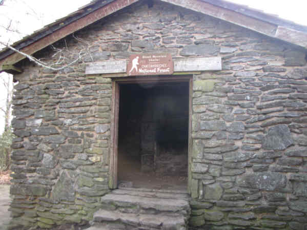The Blood Mountain Shelter - built in the 1930's by the C.C.C.!