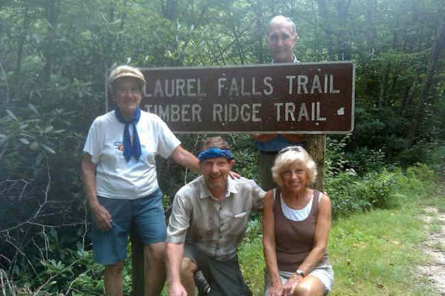 The nearby Laurel Falls Trail