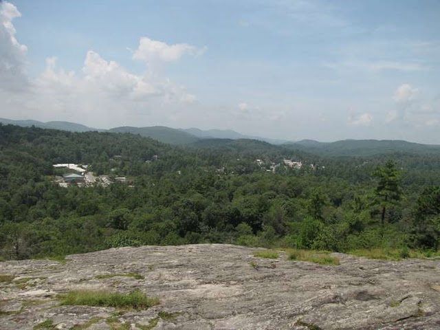 Nice views overlooking Highlands from Sunset Rocks.