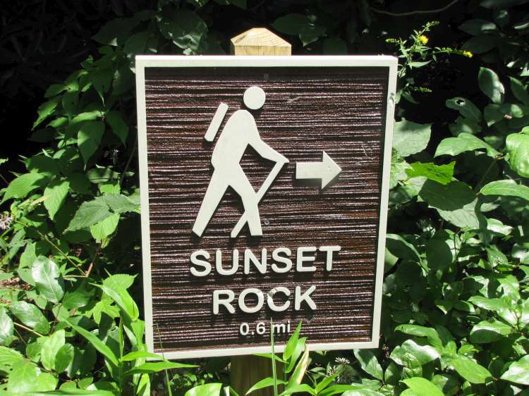 Next, we hike the Sunset Rock Trail.
