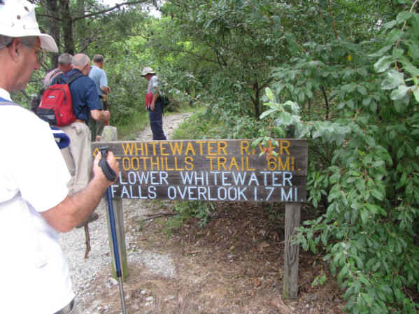 The start of our second hike today....