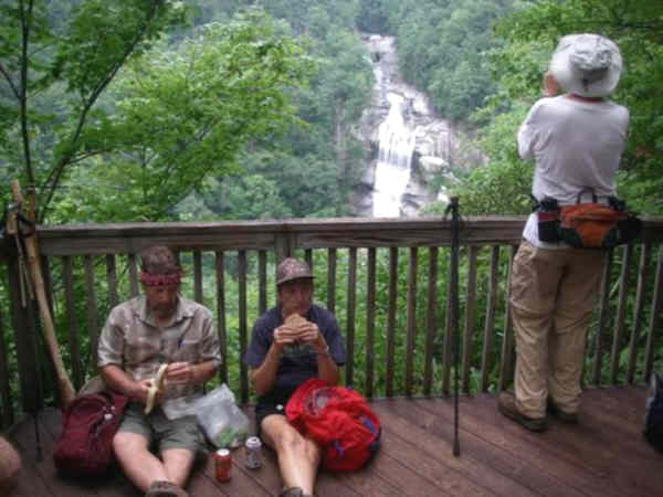 Lunchtime at the falls!