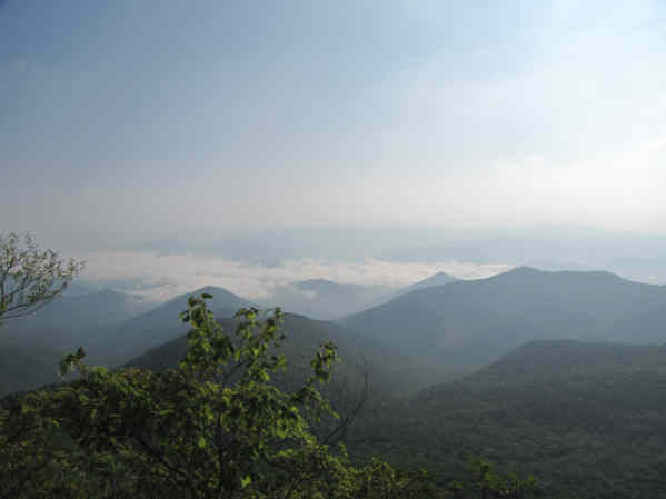 Our first vista today was off of the trail to the left!