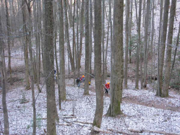 We were surprised to find snow on the ground for portions of the trail!