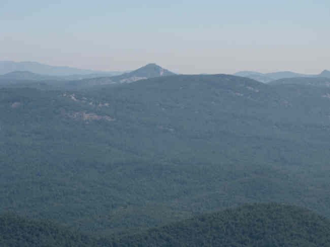 Looking toward Highlands, NC.