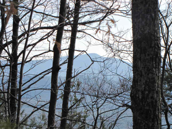 Mountain views along the trail