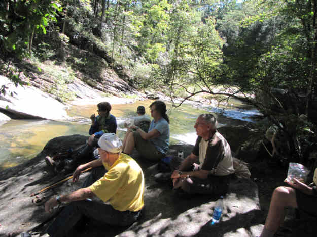 Lunchtime on Panther Creek!