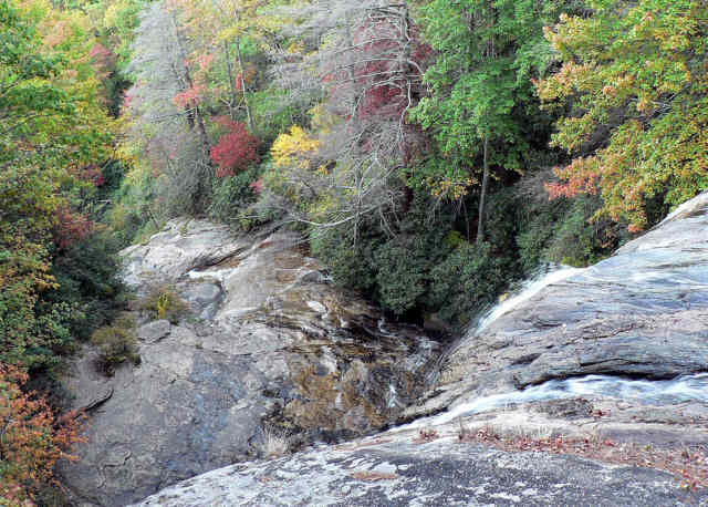Nice view from above the upper falls.