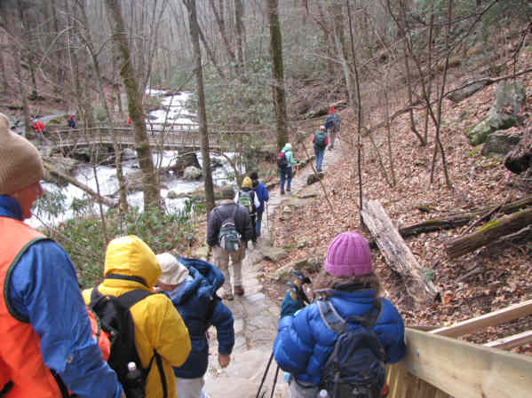 Headed back down to the Smith Creek Trail.