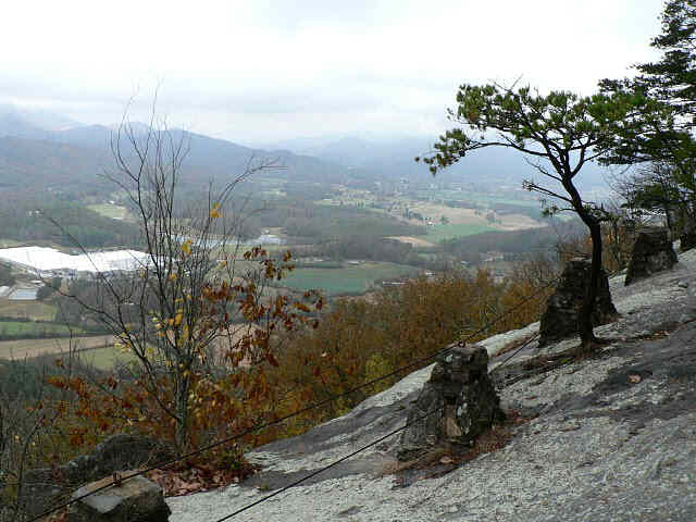 Rock face at Lookoff Mountain.