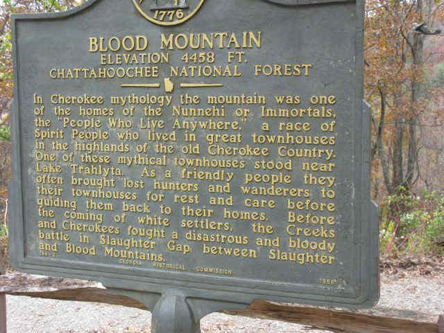 Historic Marker at Neels Gap