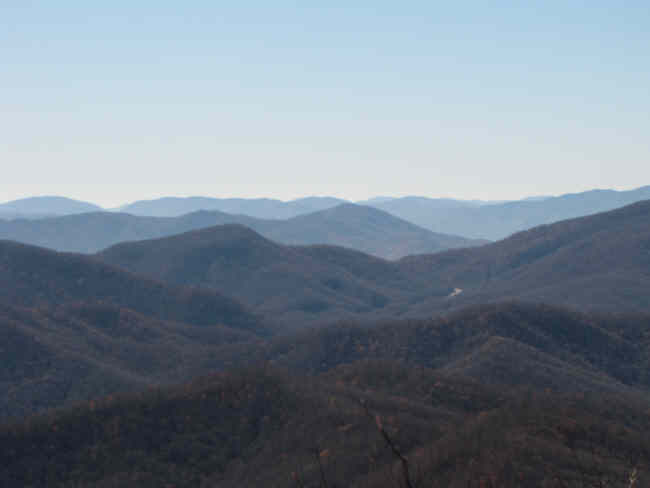 Breathtaking views from Siler Bald!