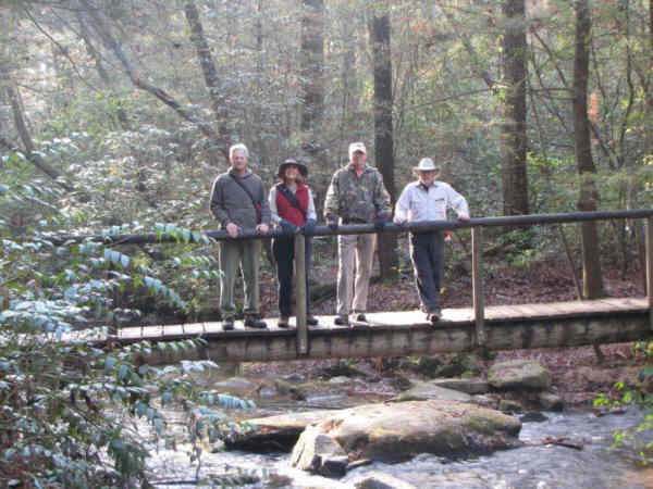 Foot-bridge across Panther Creek.