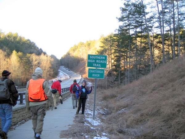 Approaching the Chattooga River