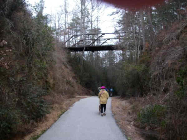 First came the Shortline Trail on the old railroad bed of the Tallulah Falls Railroad.