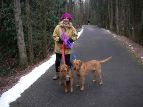 Trail dogs, Faith and Hope!