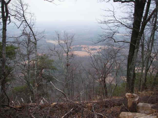 The view as we near the summit of Currahee.