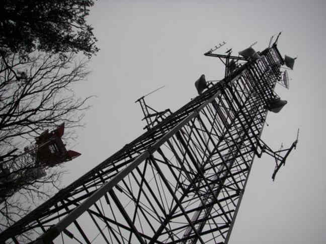 One of the towers on Currahee's summit.