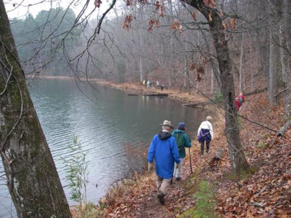 A true shoreline trail!