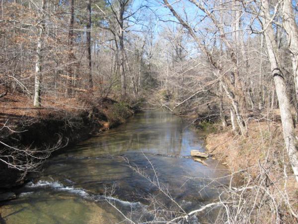 Crossing the Broad River at Farmers Bottom.
