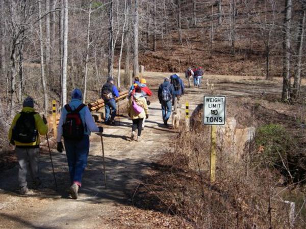 After lunch, we head back up F.S. Rd. 87 to the game checking station making the hike a loop of 10.2 miles.
