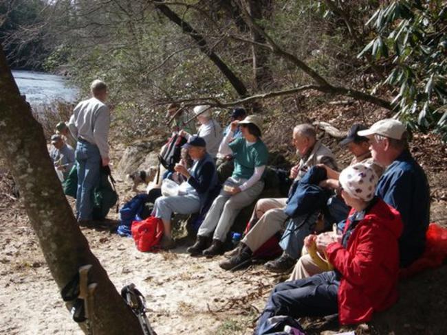 Lunchtime on the river!