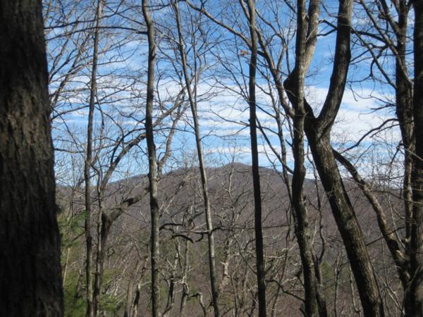 Nice mountain views along the trail.