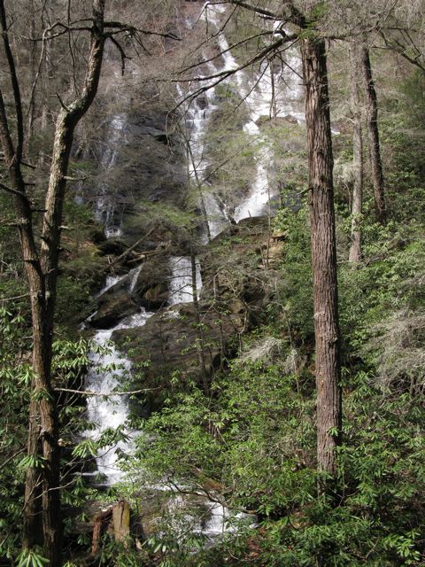 Lots of water today at Dukes Creek Falls.