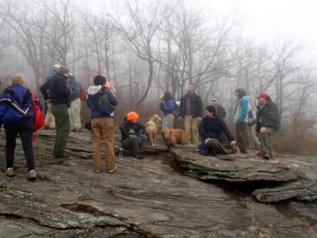We met a group from the DNR at Cow Rock. They were doing research on Wood Rats.